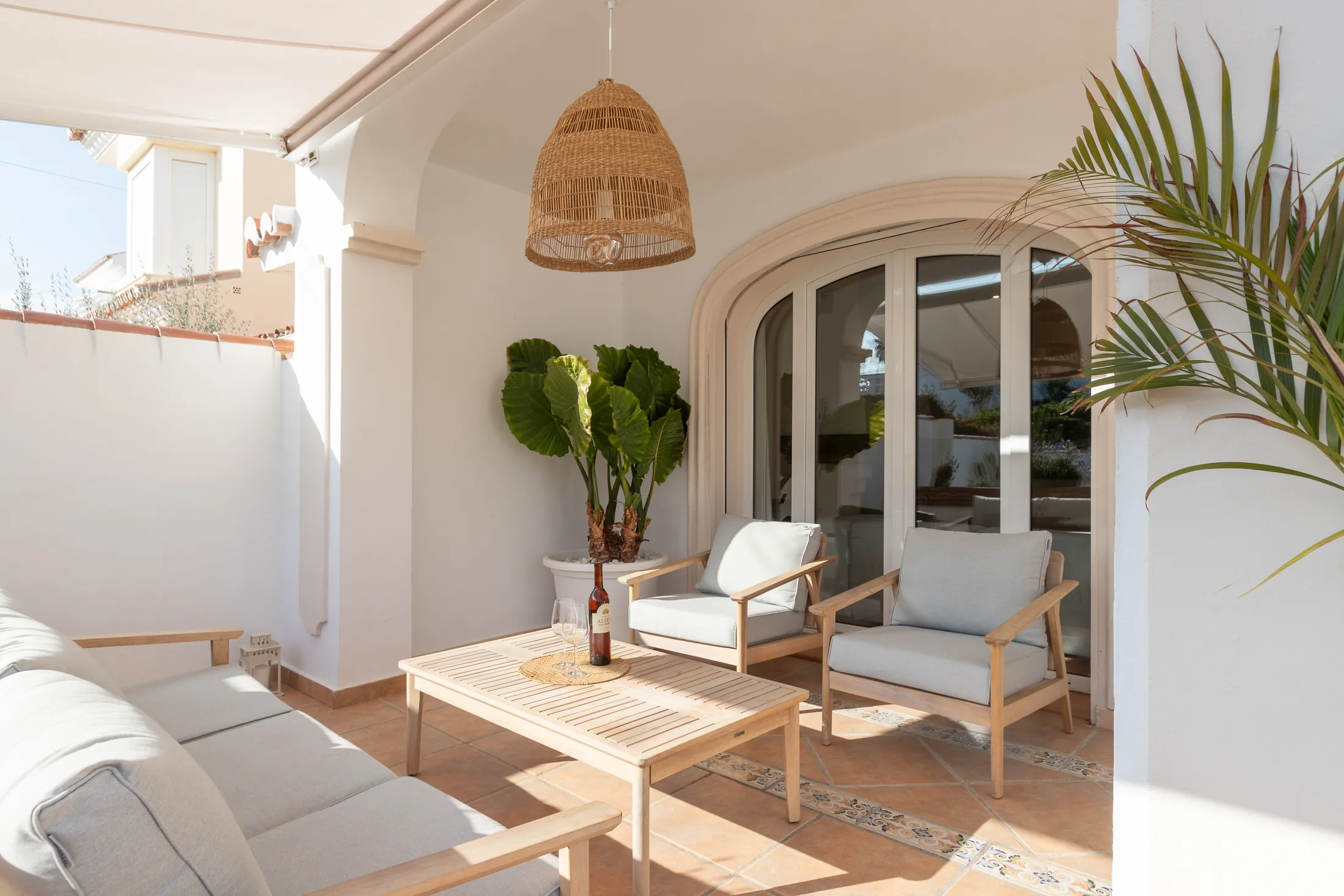 Terraza de una casa de Grupo La Casita en Torremolinos
